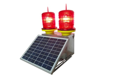 Dual Solar LED Aviation Obstruction Light Manufacturer