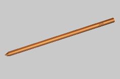 Unthreaded Pure Copper Earth Rod Manufacturer in India