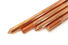 Pure Copper Threaded Earth Rod  Supplier in India