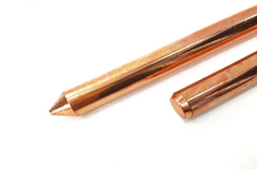 Unthreaded Pure Copper Earth Rod  Exporter in India